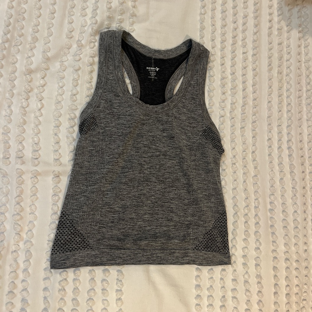 Old Navy Gray Athletic Tank Top